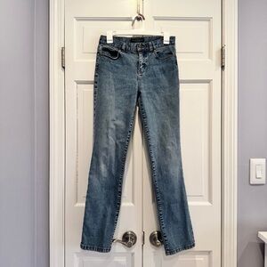 LRL Lauren Jeans Co. Classic Blue Women’s Straight Leg Jeans size 2